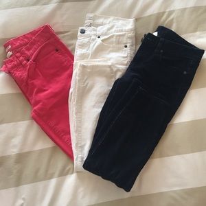 VGUC Jcrew toothpick cords in size 27